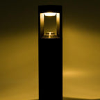 Farol solar para jardín negro LED 3W 3000K 90cm - TOFA0002