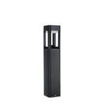 Farol solar para jardín negro LED 3W 3000K 60cm - TOFA0003
