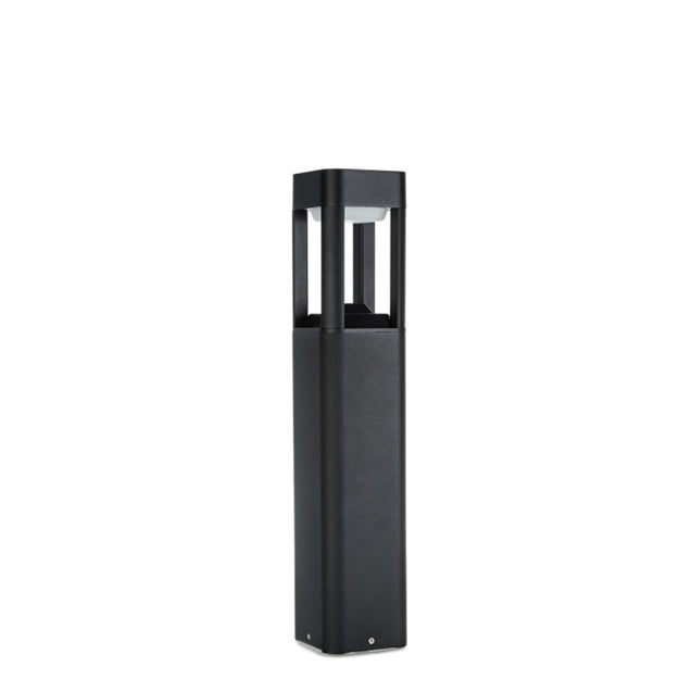 Farol solar para jardín negro LED 3W 3000K 60cm - TOFA0003