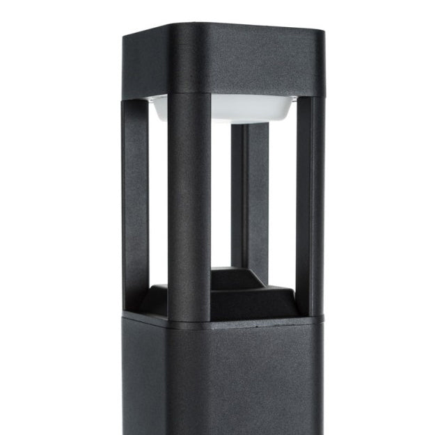 Farol solar para jardín negro LED 3W 3000K 60cm - TOFA0003