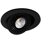 Foco embutido aluminio negro dimeable Ø10,8 cm LED 9W - TOFO0048