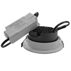 Foco embutido dimeable metal blanco baculante Ø 11 cm LED 12W - TOFO0062