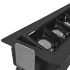 Foco embutido metal negro 10W 2700K dimeable - TOFO0064