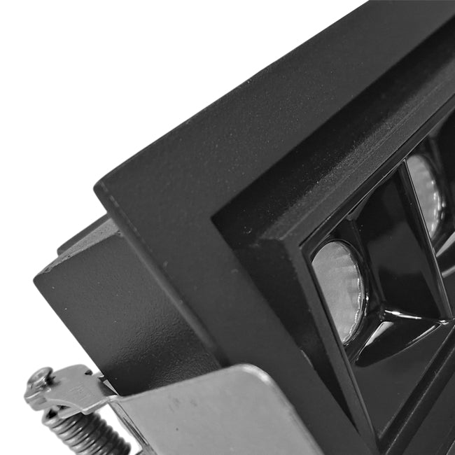 Foco embutido metal negro 10W 2700K dimeable - TOFO0064