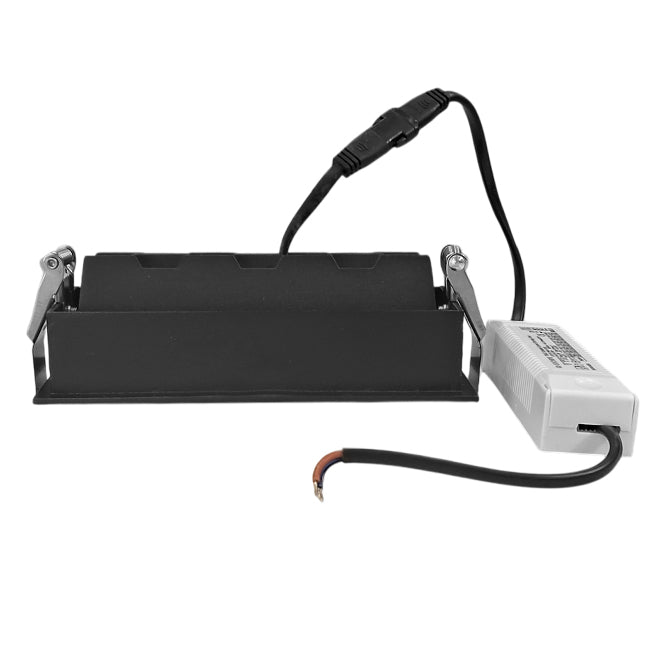 Foco embutido metal negro 10W 2700K dimeable - TOFO0064