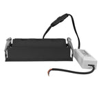 Foco embutido metal negro 10W 2700K dimeable - TOFO0064