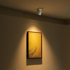 Foco sobrepuesto dimeable aluminio blanco basculante Ø 9 cm LED 10W - TOFO0089