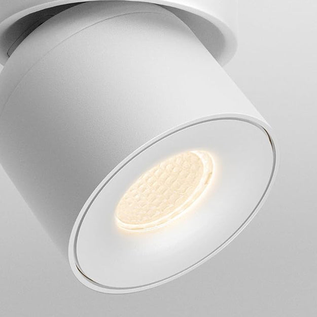 Foco sobrepuesto dimeable aluminio blanco basculante Ø 9 cm LED 10W - TOFO0089