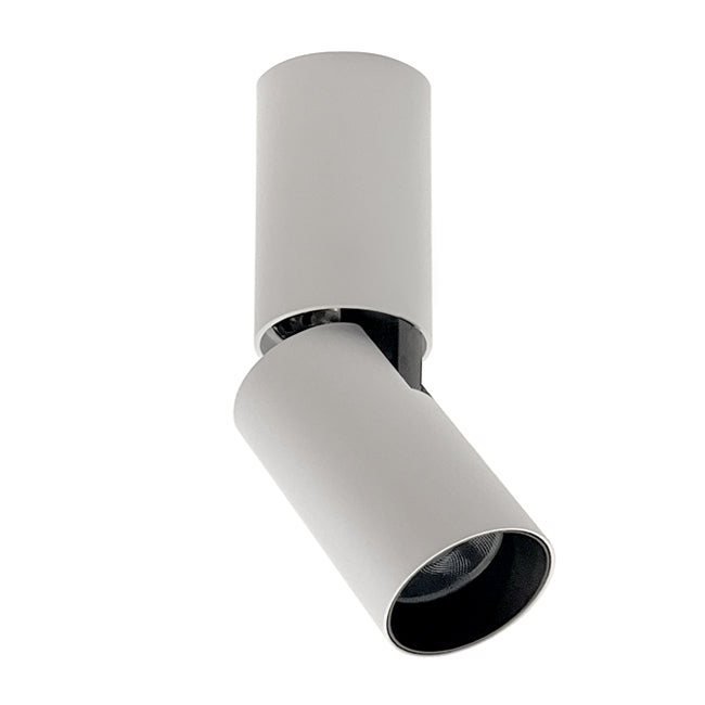 Foco sobrepuesto dirigible metal dimeable Blanco Ø 4,2x15,8 cm LED 6W - TOFO0092