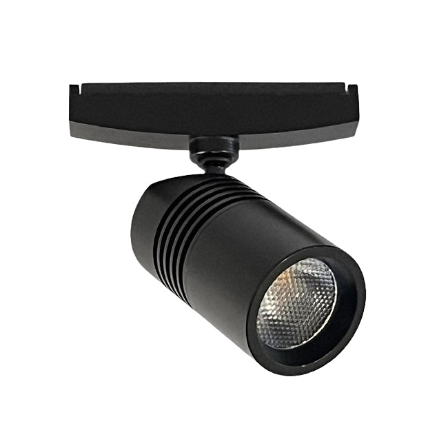 Foco riel magnético mini negro LED 3W 2700k 12V - TOFO0095