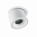 Foco embutido aluminio blanco 8x11 cm  12W 2700K DIM - TOFO0103