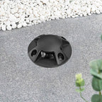 Foco piso embutido con protección IP67 Negro 3W  - TOFO0110