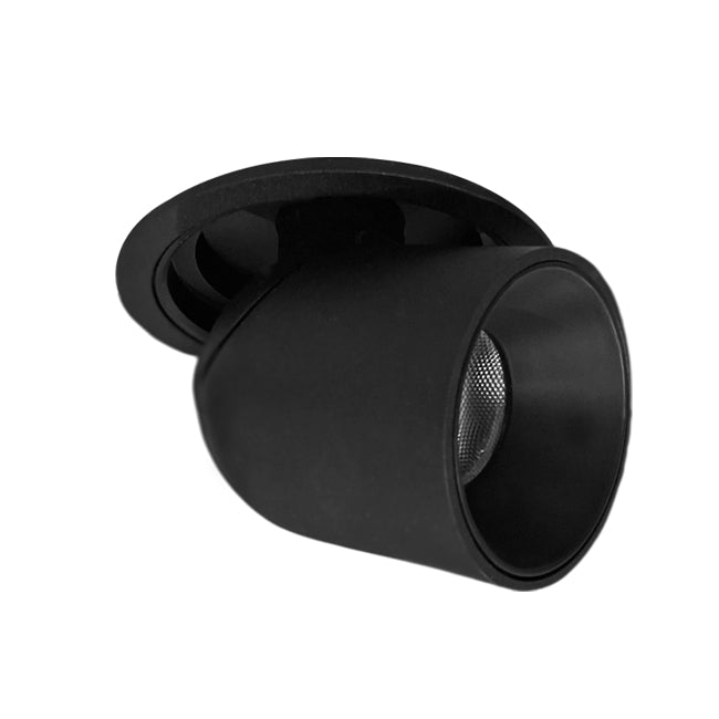 Foco embutido aluminio negro 9x10 cm dimer 2700k 9W  - TOFO0111