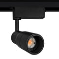 Foco de riel monofásico negro angulo de luz ajustable 9W LED- TOFO0114
