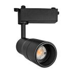Foco de riel monofásico negro angulo de luz ajustable 9W LED- TOFO0114
