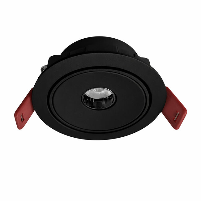 Foco embutido aluminio negro dimeable 5W LED - TOFO0117