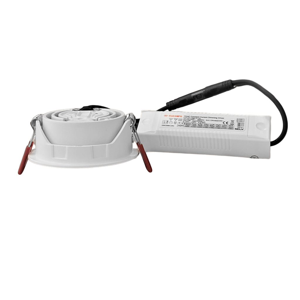 Foco embutido aluminio blanco dimeable 5W LED - TOFO0118
