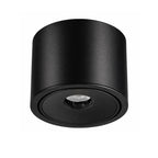 Foco sobrepuesto aluminio negro basculante dimeable  5W LED - TOFO0119