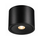 Foco sobrepuesto aluminio negro basculante dimeable  5W LED - TOFO0119