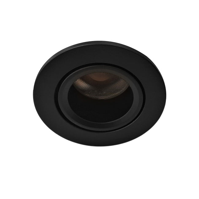 Foco embutido negro dimeable Ø6.2cm 10W  LED - TOFO0121