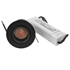 Foco embutido negro dimeable Ø6.2cm 10W  LED - TOFO0121