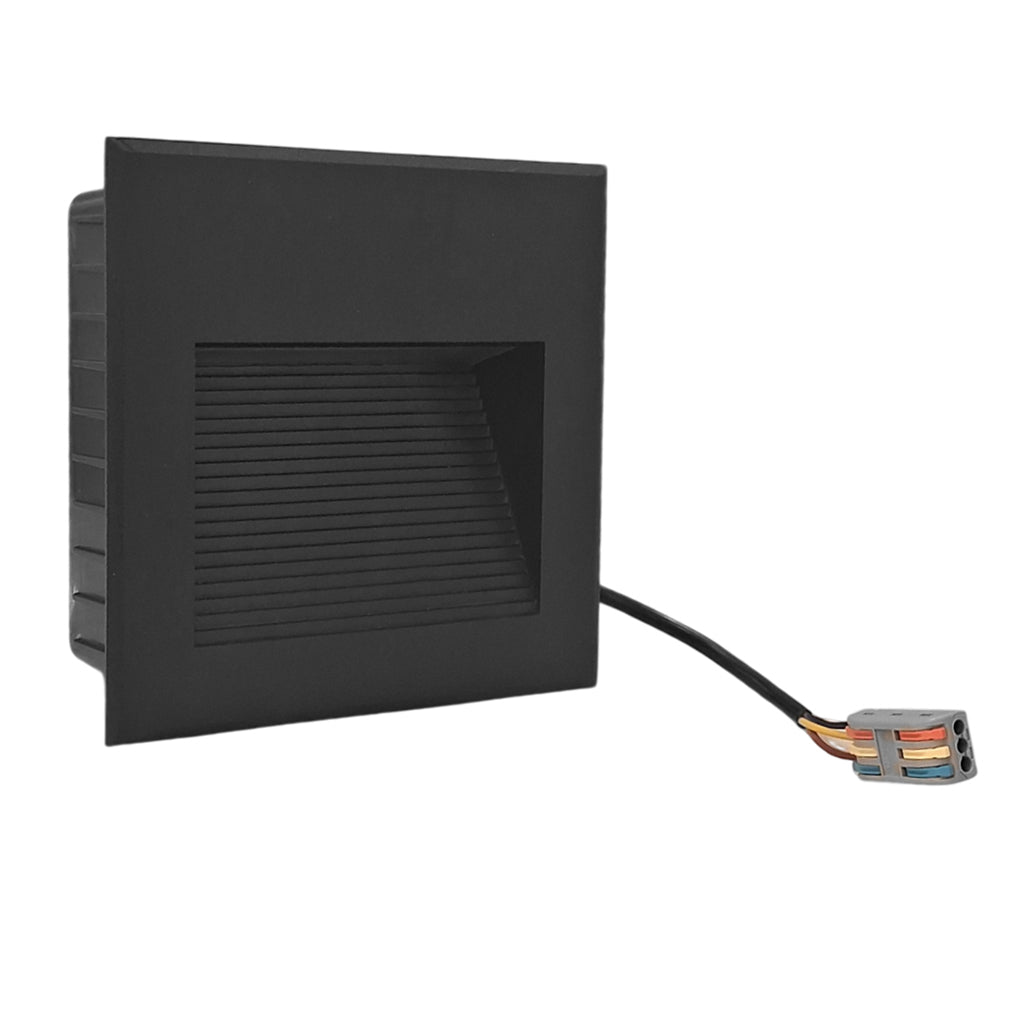 Foco embutido Pared antracita 16x16cm 5W  LED IP65  - TOFO0122