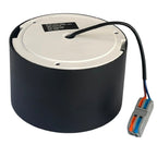 Foco sobrepuesto negro Ø11.5x7 cm 6W LED 220V - TOFO0126