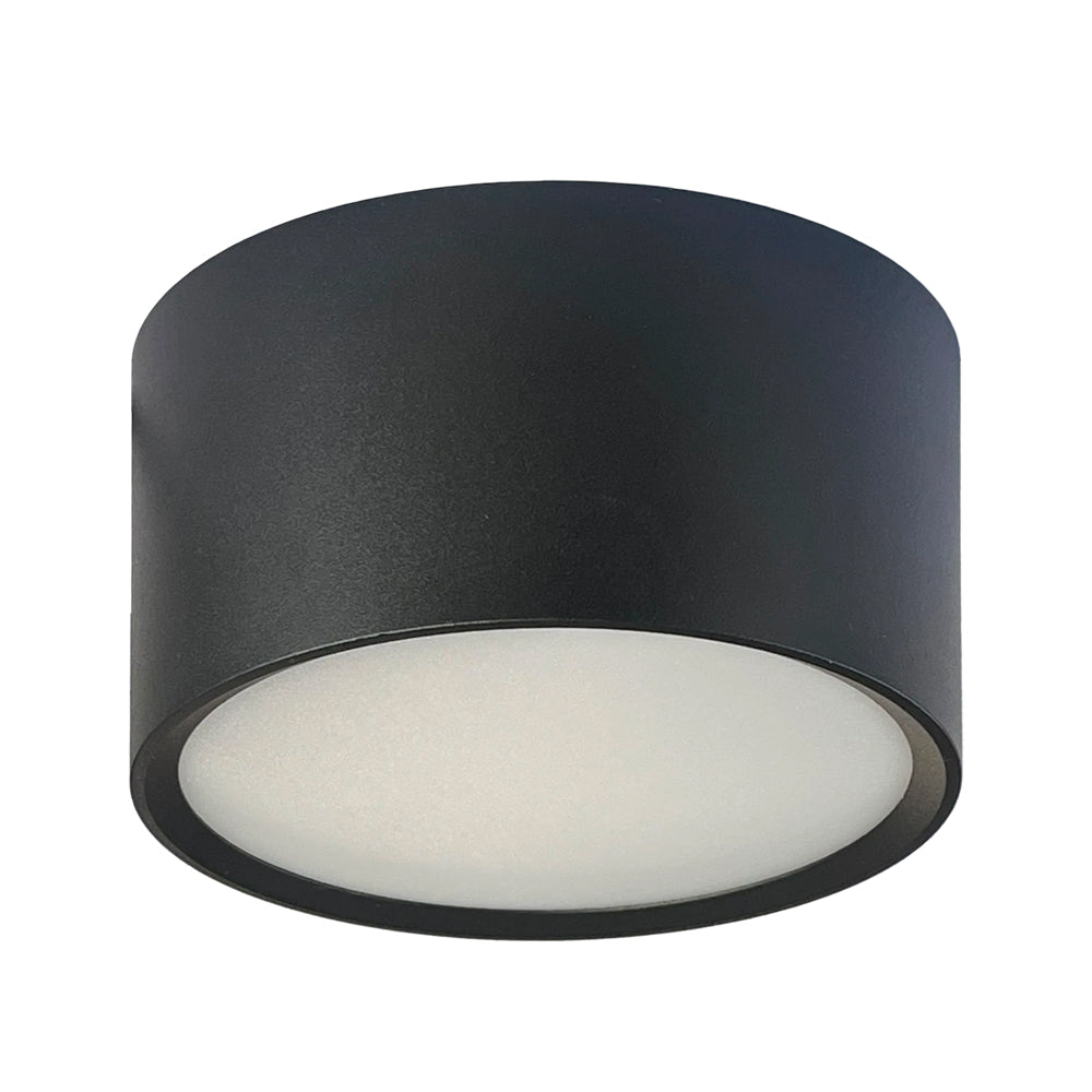 Foco sobrepuesto negro Ø11.5x7 cm 6W LED 220V - TOFO0126