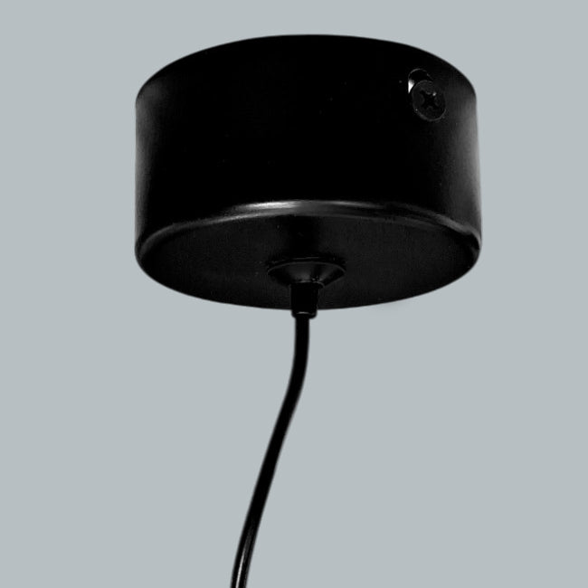 Lámpara colgante metal negro Ø6 cm GU10  - TOLC0046