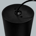 Lámpara colgante metal negro Ø6 cm GU10  - TOLC0046