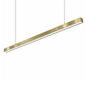 Lámpara colgante metal dorado 1,50 cm LED 40W - TOLC0005