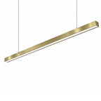 Lámpara colgante metal dorado 1,50 cm LED 40W - TOLC0005