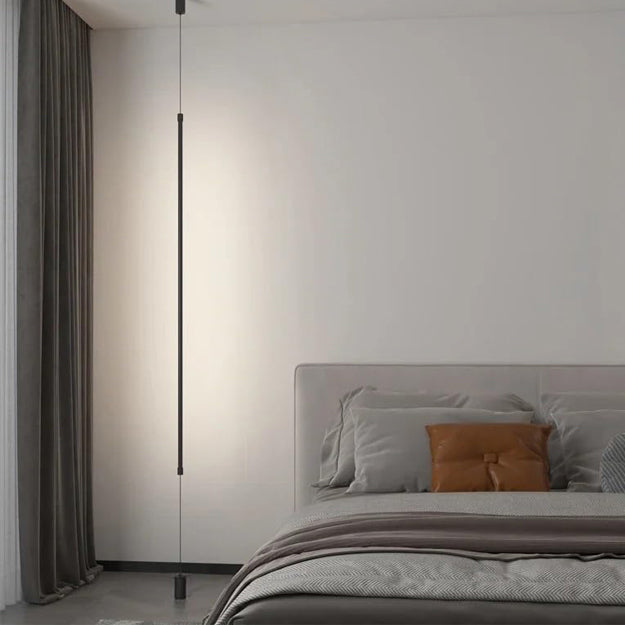 Lámpara colgante metal negro 1,24x2.80 metro LED 15W - TOLC0010