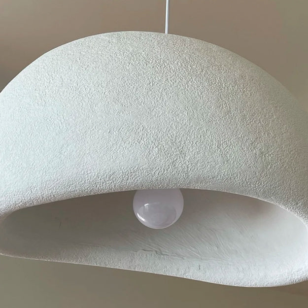 Lámpara colgante resina blanca Ø50 cm E27 - TOLC0020