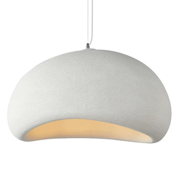 Lámpara colgante resina blanca Ø70 cm E27 - TOLC0021