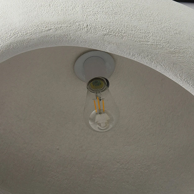 Lámpara colgante resina blanca Ø70 cm E27 - TOLC0021