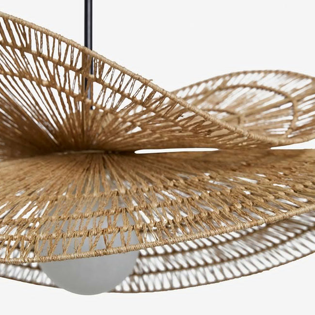 Lamapara ratán natural Ø50 cm E27 - TOLC0032