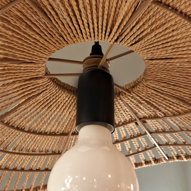 Lamapara ratán natural Ø50 cm E27 - TOLC0032