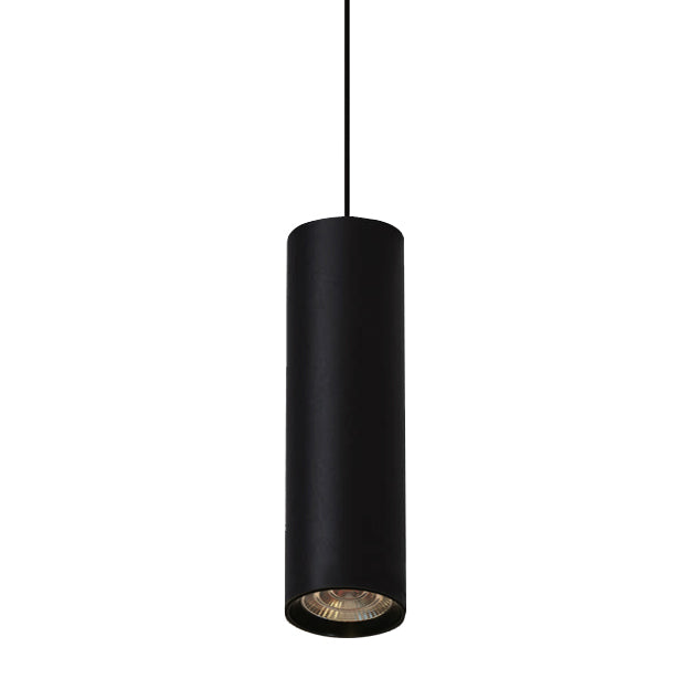 Lámpara colgante metal negro Ø6 cm GU10  - TOLC0046