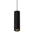 Lámpara colgante metal negro Ø6 cm GU10  - TOLC0046