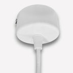 Lámpara colgante metal blanco Ø6x20cm LED 15W - TOLC0049