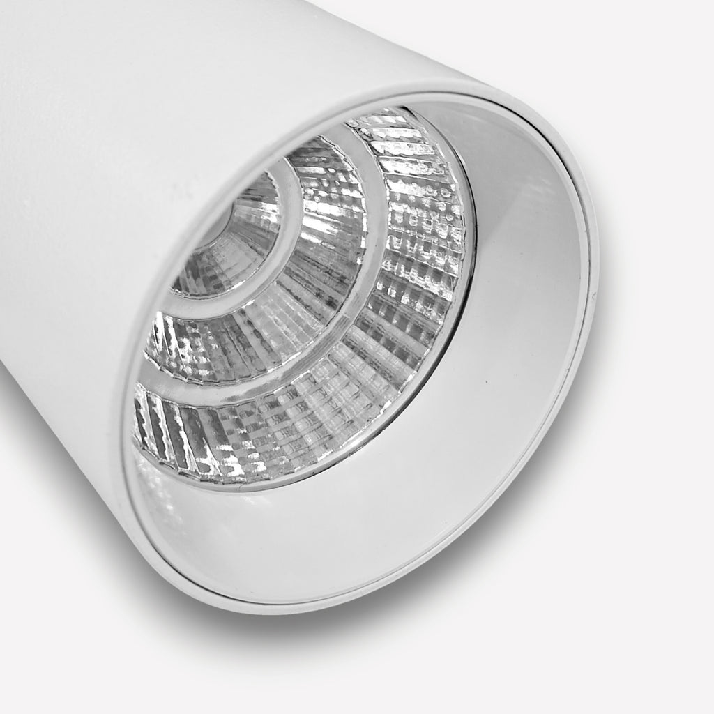 Lámpara colgante metal blanco Ø6x20cm LED 15W - TOLC0049