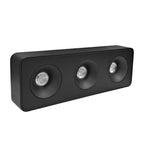 Plafon metal negro 33x11x6 cm LED  3 luces 27W LED - TOPL0016