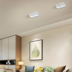 Plafon metal blanco cm  2 luces 18W LED - TOPL0019