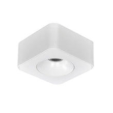 Cargar imagen en el visor de la galería, Plafon metal blanco 11x11x6cm 1 luz 9W LED - TOPL0021
