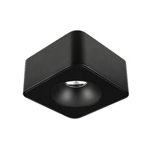 Cargar imagen en el visor de la galería, Plafon metal negro 11x11x6cm 1 luz 9W LED  - TOPL0022
