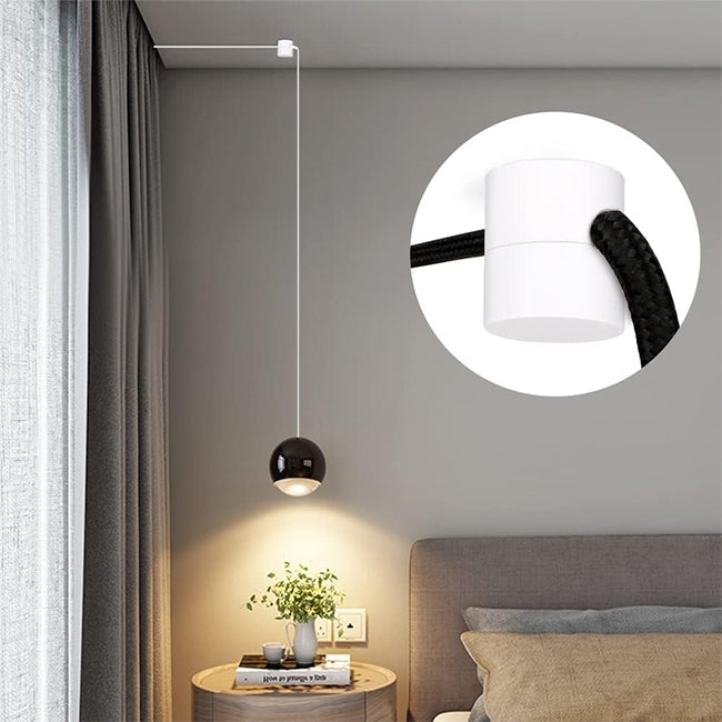 Soporte blanco para cable eléctrico - TOSO0001
