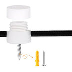 Soporte blanco para cable eléctrico - TOSO0001