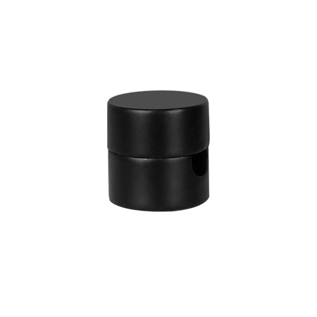 Soporte negro para cable eléctrico - TOSO0002