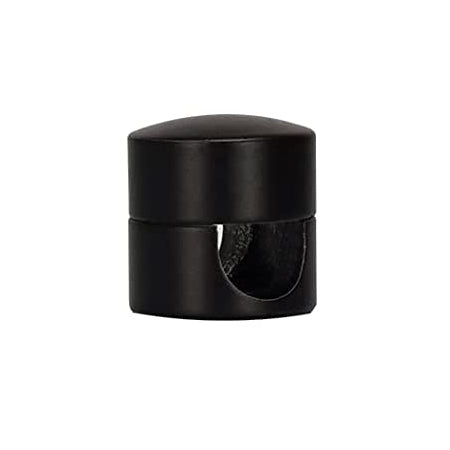 Soporte negro para cable eléctrico - TOSO0002